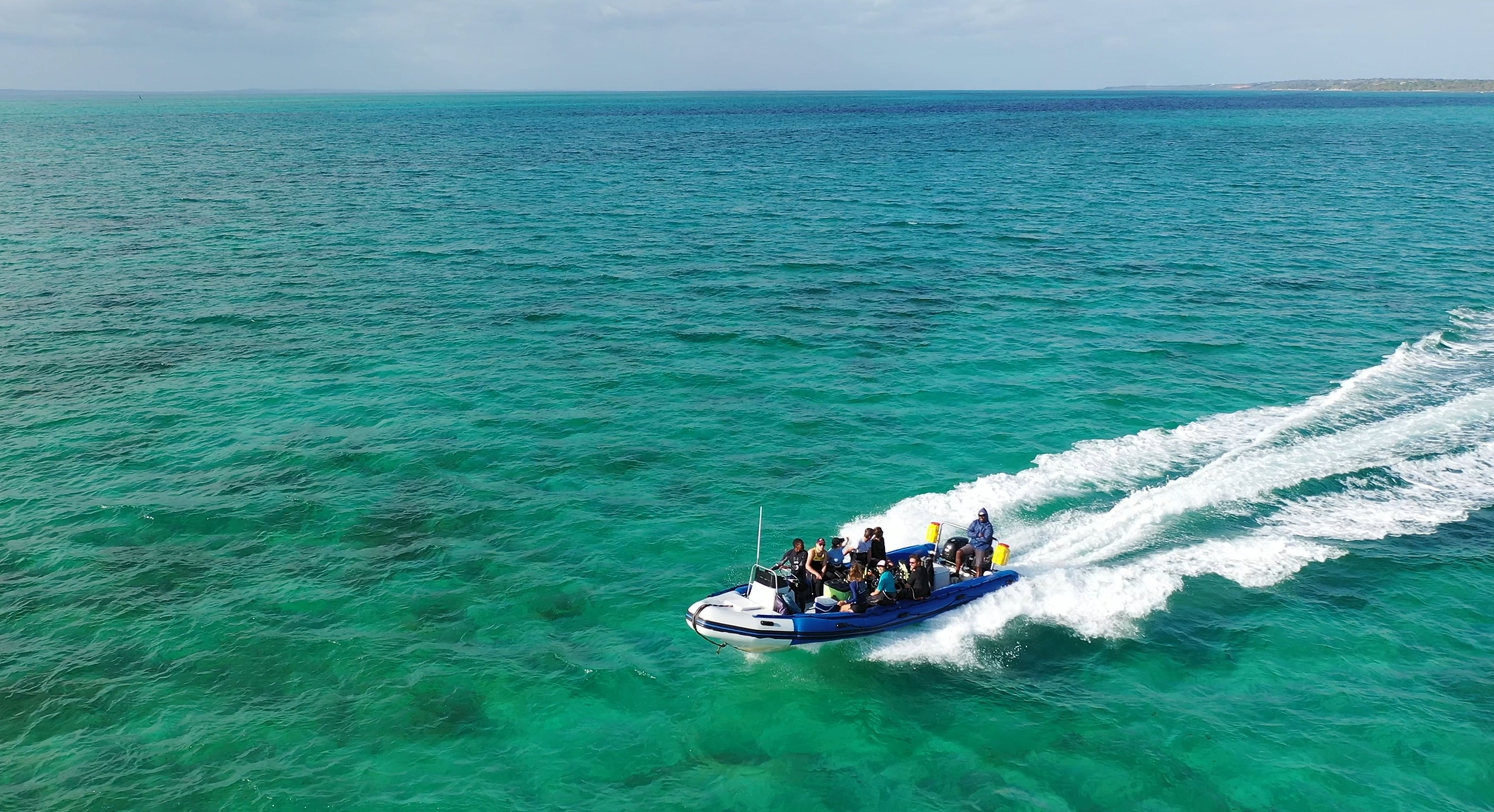 plongeurs bateau